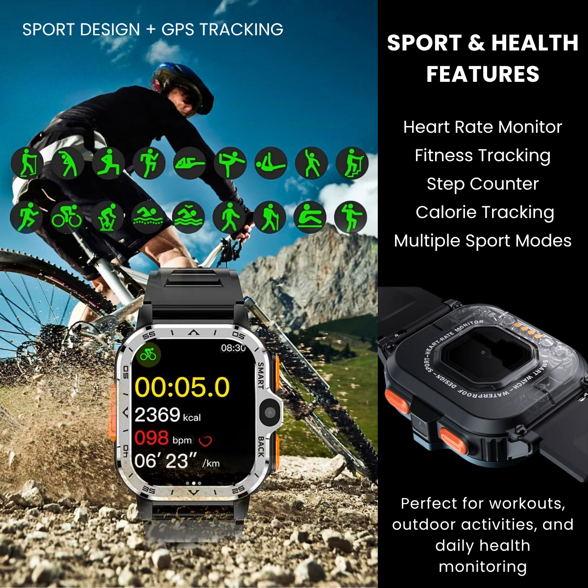Smart Watch Ultra 5g Wifi GPS SIM Card