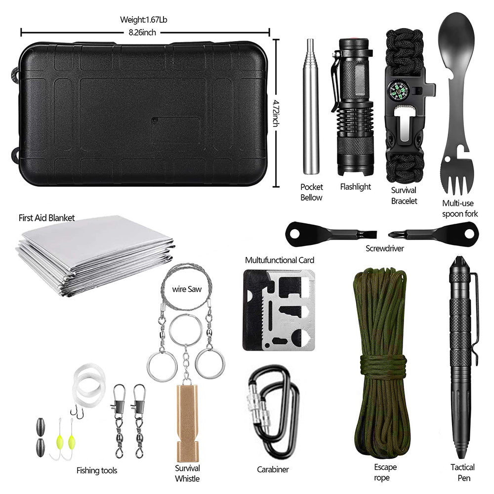 Survival Emergency Kit 15 in 1