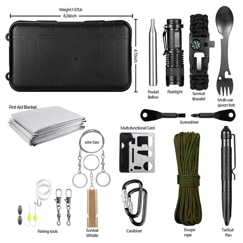 Survival Emergency Kit 15 in 1