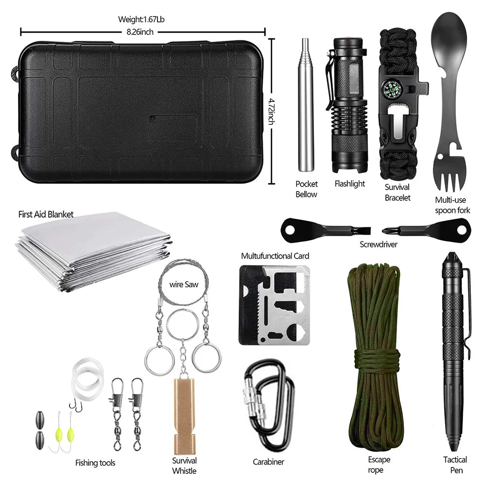 Survival Emergency Kit 15 in 1