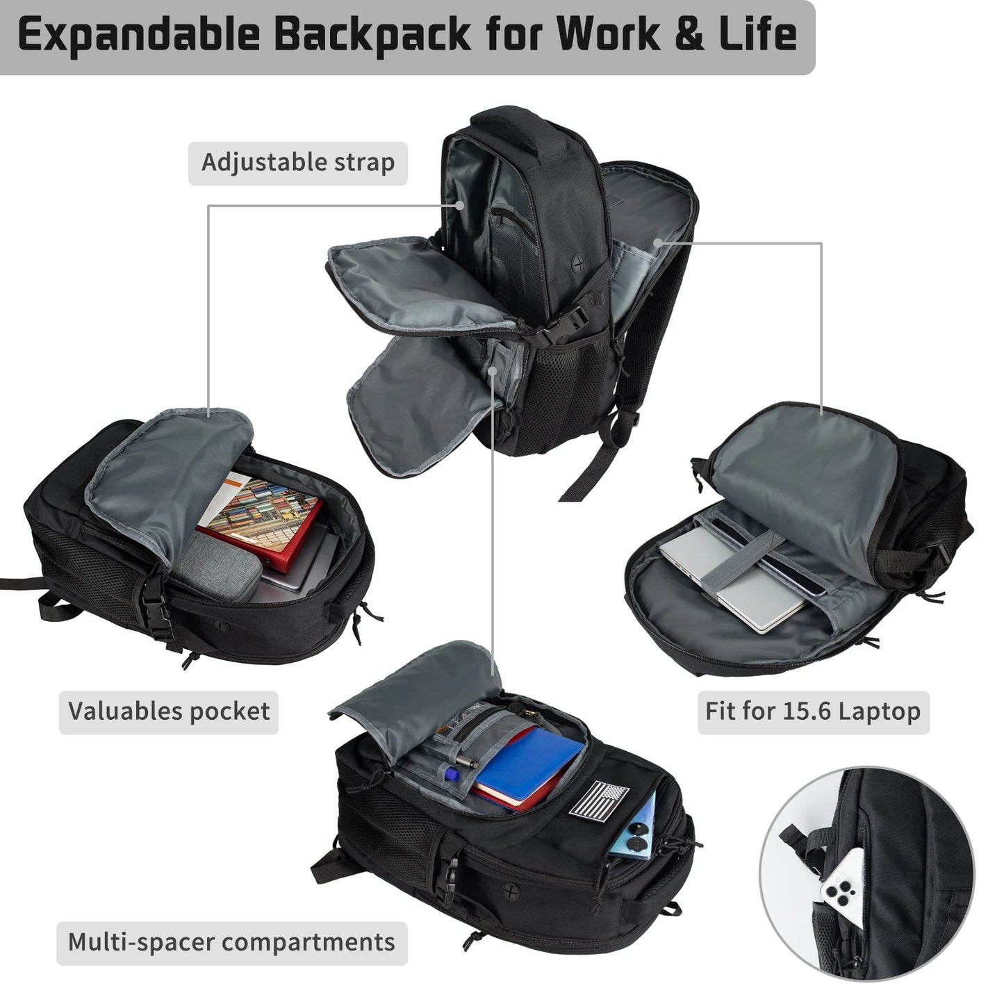 Tactical Backpack 50L/35L/25L