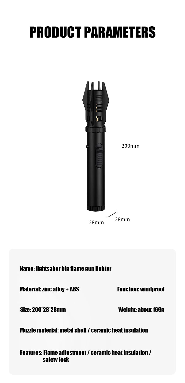 Lighter Windproof Turbine Torch