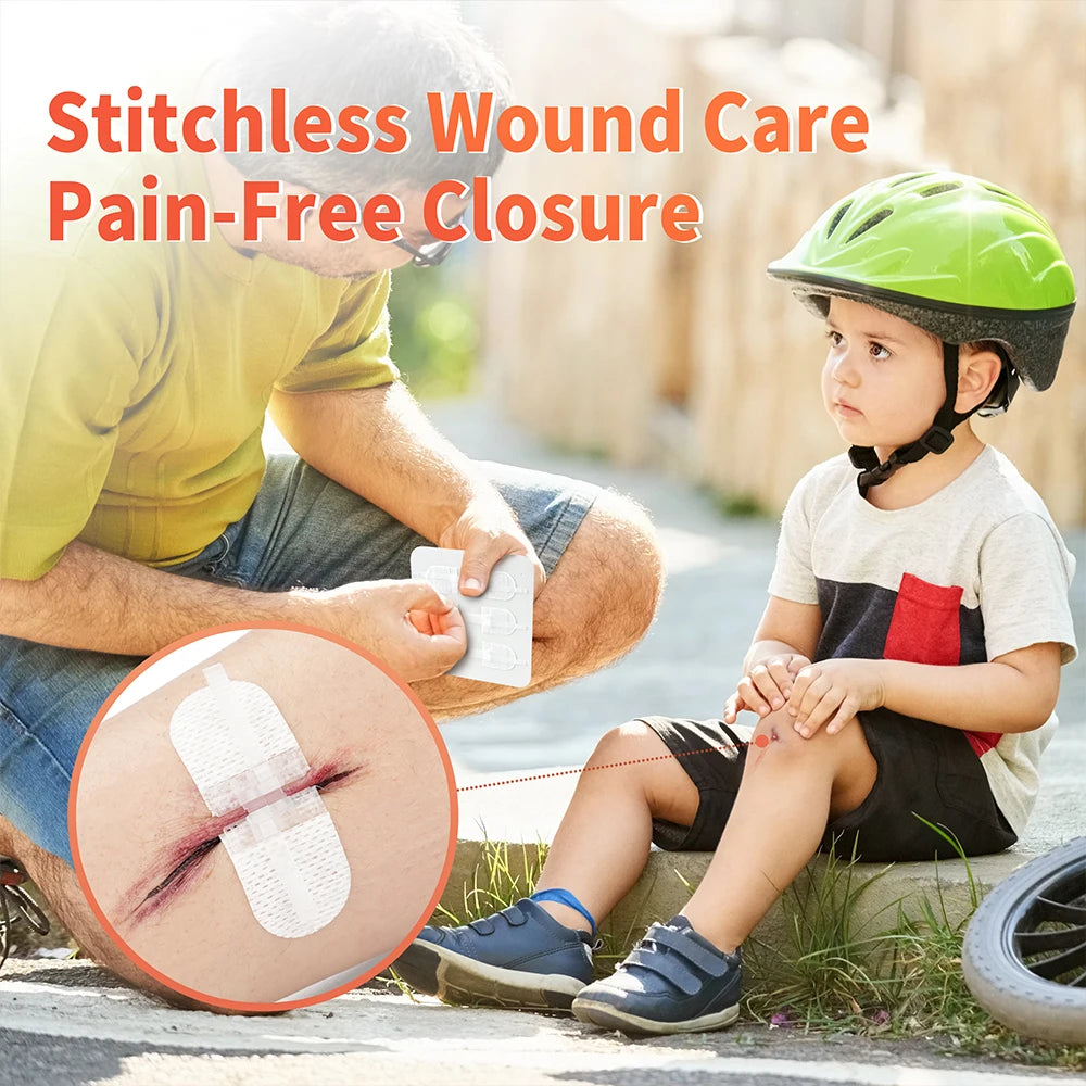 RHINO RESCUE Zip Stitch Adhesive Bandages 6pcs