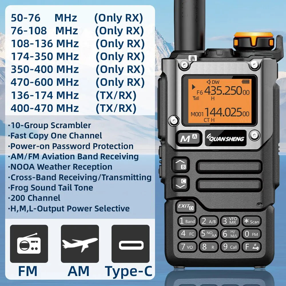 Quansheng UV K5 Walkie Talkie Two Way Radio