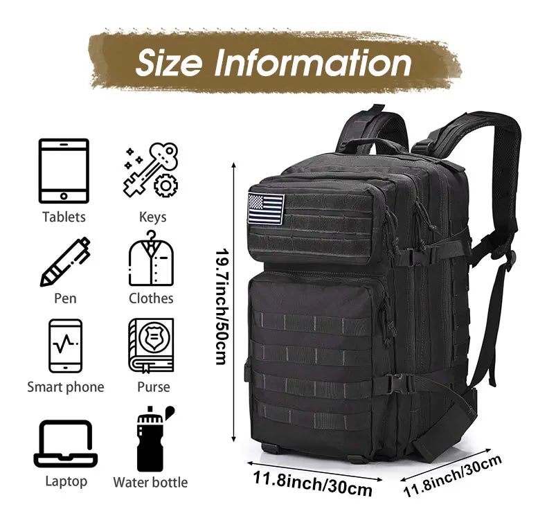 Tactical Backpack 50L/35L/25L