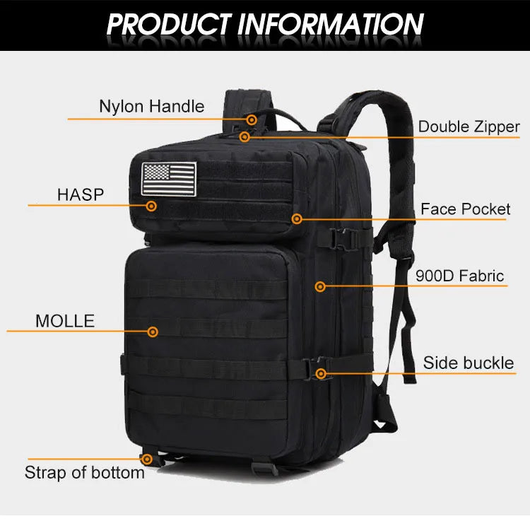 Tactical Backpack 50L/35L/25L
