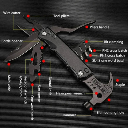 Multitool Plier and Hammer