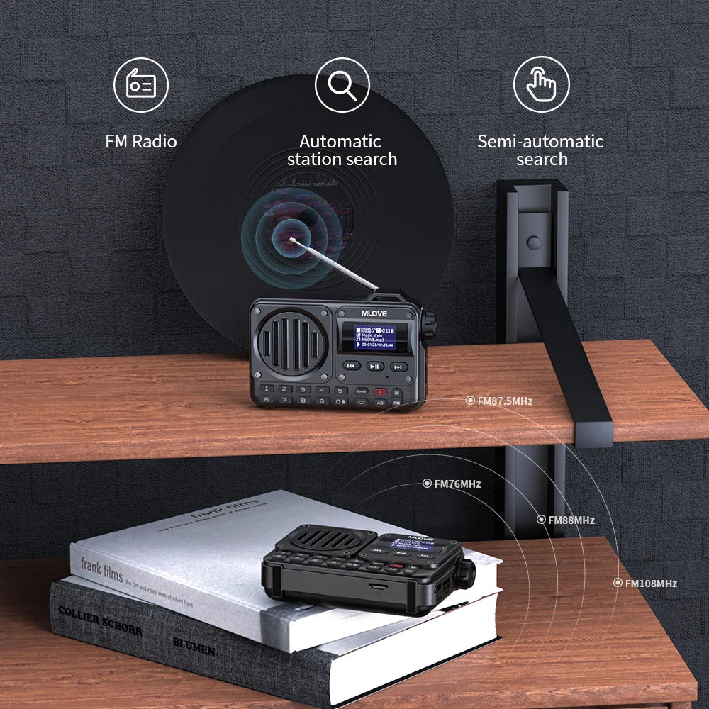 Super-Portable Bluetooth FM Radio
