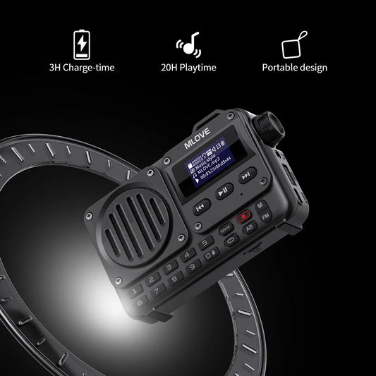 Super-Portable Bluetooth FM Radio