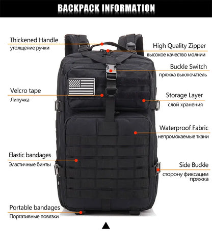 Tactical Backpack 50L/35L/25L