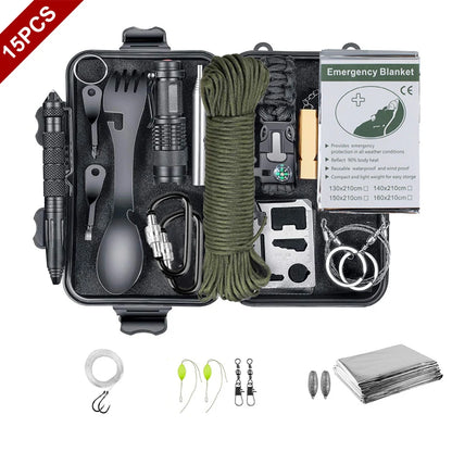 Survival Emergency Kit 15 in 1
